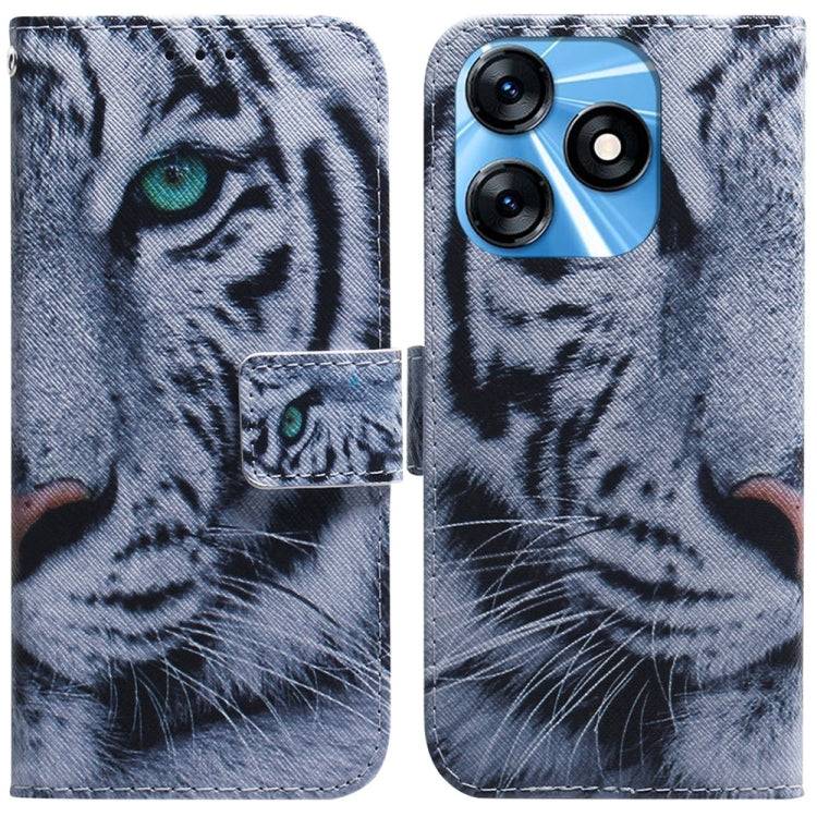 Custodia per cellulare in pelle flip con disegno colorato, For Tecno Spark 10 / Spark 10C, For Tecno Spark 10 Pro