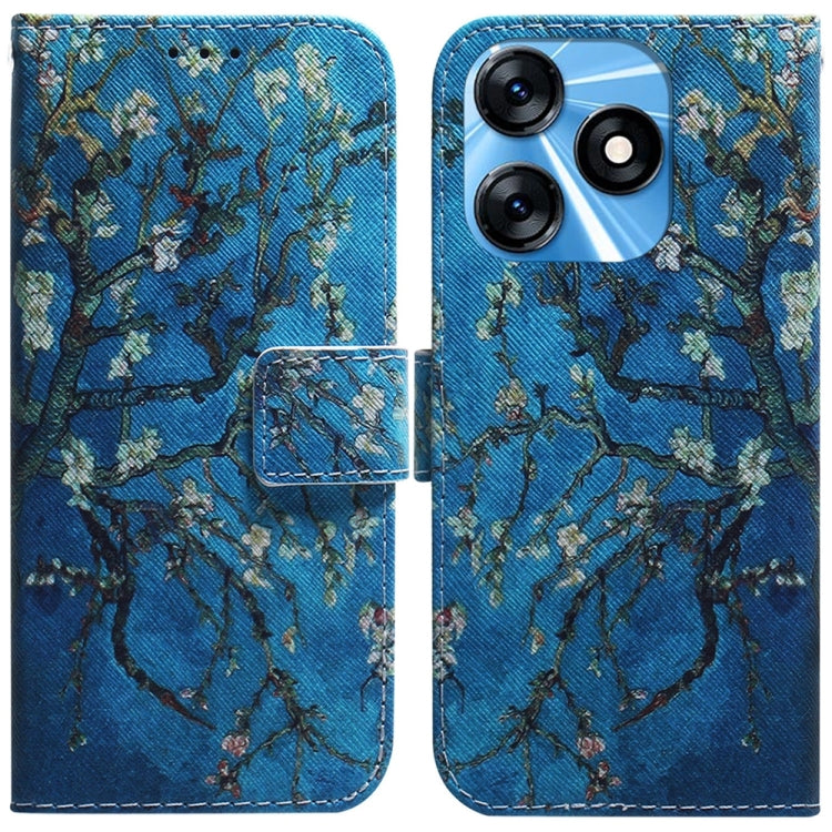 Custodia per cellulare in pelle flip con disegno colorato, For Tecno Spark 10 / Spark 10C, For Tecno Spark 10 Pro