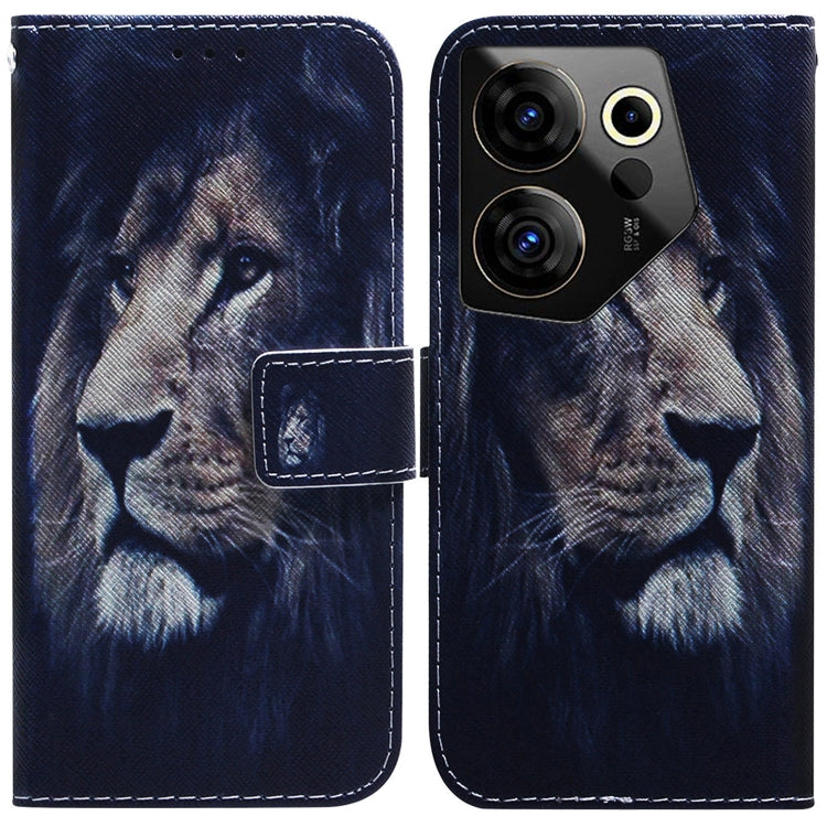 Custodia per cellulare in pelle flip con disegno colorato, For Tecno Camon 20 Premier 5G, For Tecno Camon 20 Pro 5G