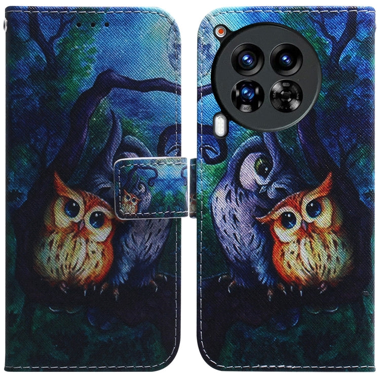 Custodia per cellulare in pelle flip con disegno colorato, For Tecno Spark Go 1 / Pop 9 Pro, For Tecno Camon 30 Premier 5G