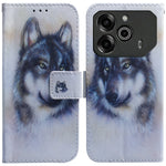 Custodia per cellulare in pelle flip con disegno colorato, For Tecno Pova 6 Neo, For Tecno Pova 6 Pro / Pova 6