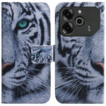 Custodia per cellulare in pelle flip con disegno colorato, For Tecno Pova 6 Neo, For Tecno Pova 6 Pro / Pova 6