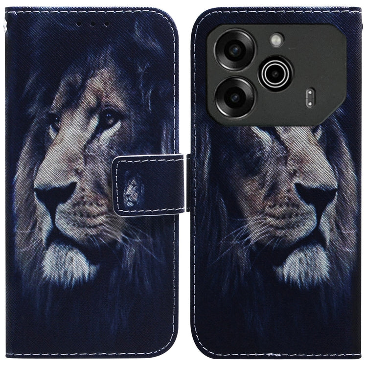 Custodia per cellulare in pelle flip con disegno colorato, For Tecno Pova 6 Neo, For Tecno Pova 6 Pro / Pova 6