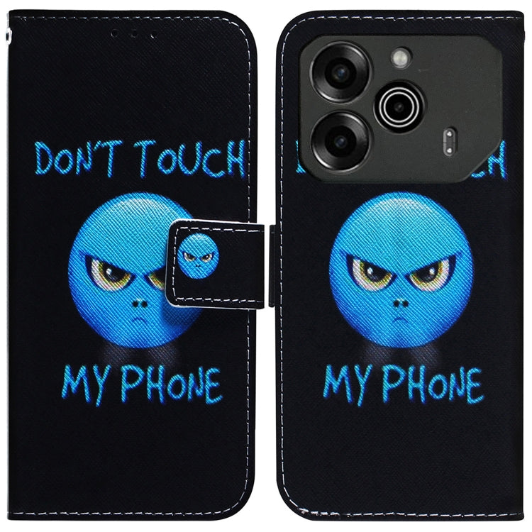 Custodia per cellulare in pelle flip con disegno colorato, For Tecno Pova 6 Neo, For Tecno Pova 6 Pro / Pova 6