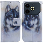 Custodia per cellulare in pelle flip con disegno colorato, For Tecno Pova 6 Neo, For Tecno Pova 6 Pro / Pova 6