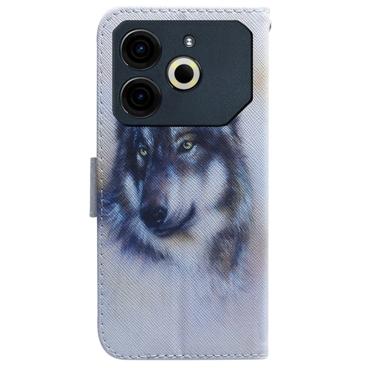 Custodia per cellulare in pelle flip con disegno colorato, For Tecno Pova 6 Neo, For Tecno Pova 6 Pro / Pova 6