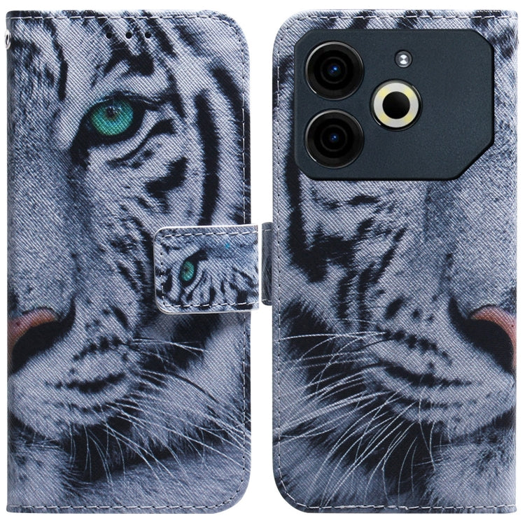 Custodia per cellulare in pelle flip con disegno colorato, For Tecno Pova 6 Neo, For Tecno Pova 6 Pro / Pova 6