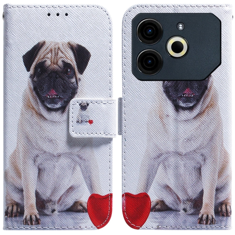 Custodia per cellulare in pelle flip con disegno colorato, For Tecno Pova 6 Neo, For Tecno Pova 6 Pro / Pova 6