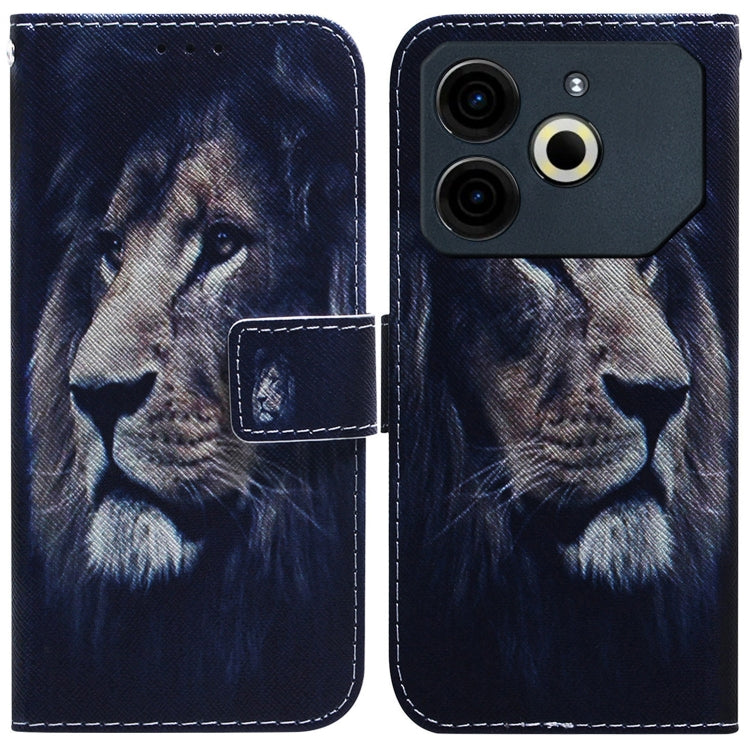 Custodia per cellulare in pelle flip con disegno colorato, For Tecno Pova 6 Neo, For Tecno Pova 6 Pro / Pova 6