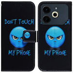 Custodia per cellulare in pelle flip con disegno colorato, For Tecno Pova 6 Neo, For Tecno Pova 6 Pro / Pova 6
