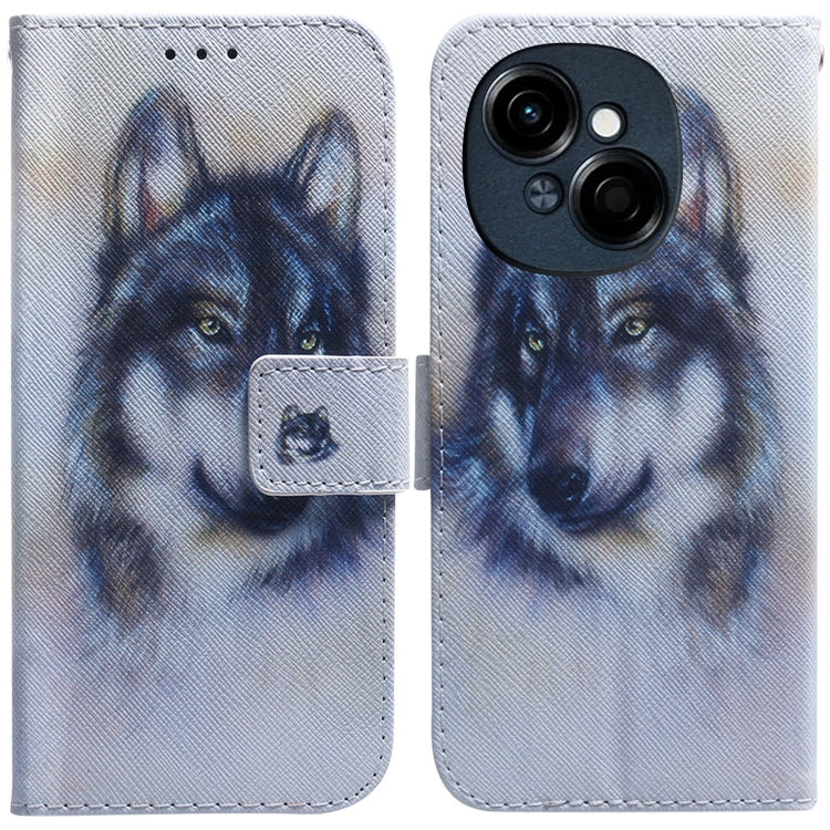 Custodia per cellulare in pelle flip con disegno colorato, For Tecno Spark Go 1 / Pop 9 Pro, For Tecno Camon 30 Premier 5G