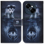 Custodia per cellulare in pelle flip con disegno colorato, For Tecno Spark Go 1 / Pop 9 Pro, For Tecno Camon 30 Premier 5G