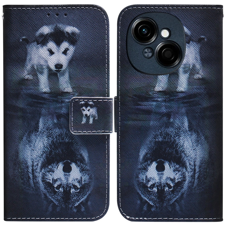 Custodia per cellulare in pelle flip con disegno colorato, For Tecno Spark Go 1 / Pop 9 Pro, For Tecno Camon 30 Premier 5G