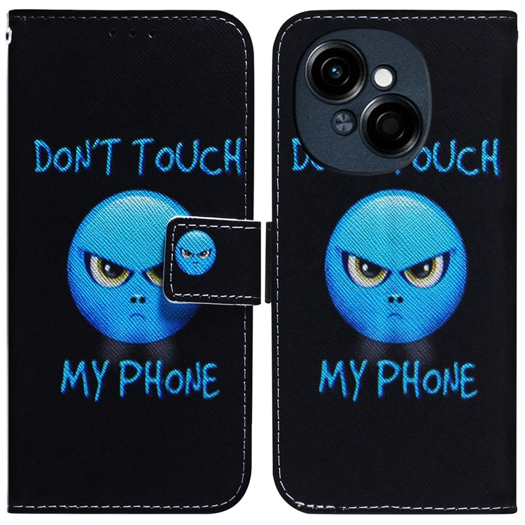 Custodia per cellulare in pelle flip con disegno colorato, For Tecno Spark Go 1 / Pop 9 Pro, For Tecno Camon 30 Premier 5G