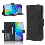 Custodia per telefono in pelle con slot per schede di consistenza al polpaccio, For vivo S17 5G / S17 Pro, For vivo S17e, For vivo Y78 Plus, For vivo Y16 / iQOO Z7i