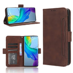 Custodia per telefono in pelle con slot per schede di consistenza al polpaccio, For vivo S17 5G / S17 Pro, For vivo S17e, For vivo Y78 Plus, For vivo Y16 / iQOO Z7i