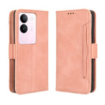 Custodia per telefono in pelle con slot per schede di consistenza al polpaccio, For vivo S17 5G / S17 Pro, For vivo S17e, For vivo Y78 Plus, For vivo Y16 / iQOO Z7i