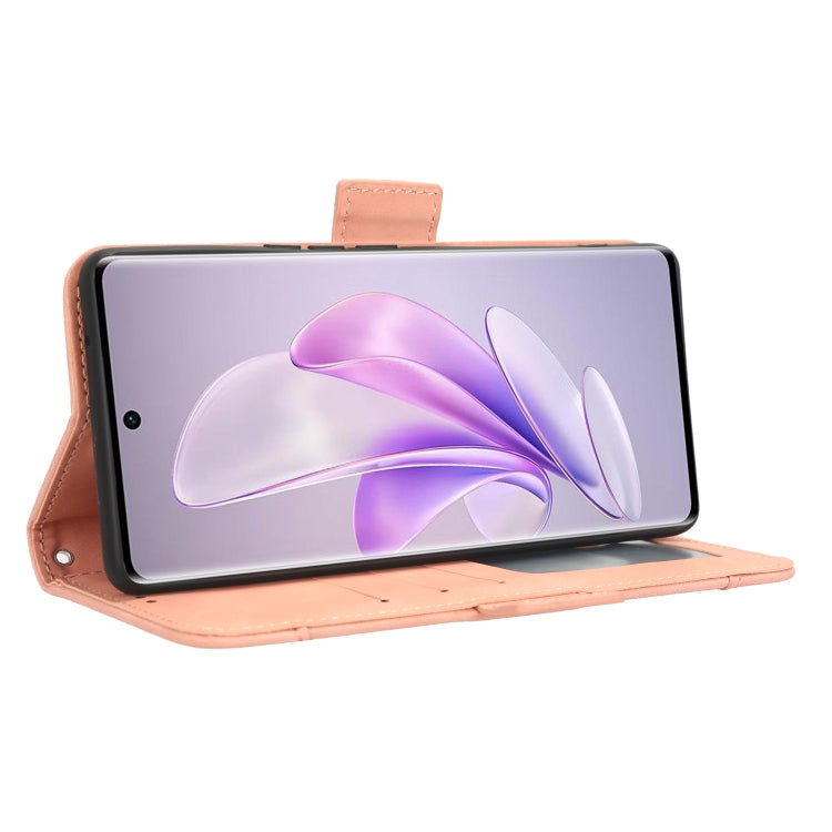 Custodia per telefono in pelle con slot per schede di consistenza al polpaccio, For vivo S17 5G / S17 Pro, For vivo S17e, For vivo Y78 Plus, For vivo Y16 / iQOO Z7i