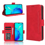 Custodia per telefono in pelle con slot per schede di consistenza al polpaccio, For vivo Y17s 4G, For vivo V29e 5G, For vivo Y27 / Y36 5G / 4G, For vivo Y35+ 5G