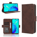Custodia per telefono in pelle con slot per schede di consistenza al polpaccio, For vivo Y17s 4G, For vivo V29e 5G, For vivo Y27 / Y36 5G / 4G, For vivo Y35+ 5G