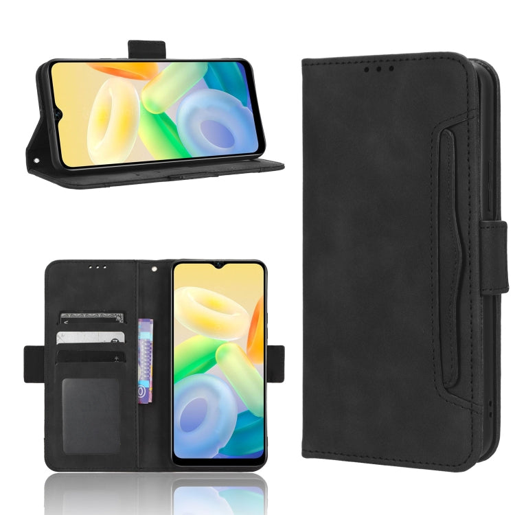 Custodia per telefono in pelle con slot per schede di consistenza al polpaccio, For vivo S17 5G / S17 Pro, For vivo S17e, For vivo Y78 Plus, For vivo Y16 / iQOO Z7i