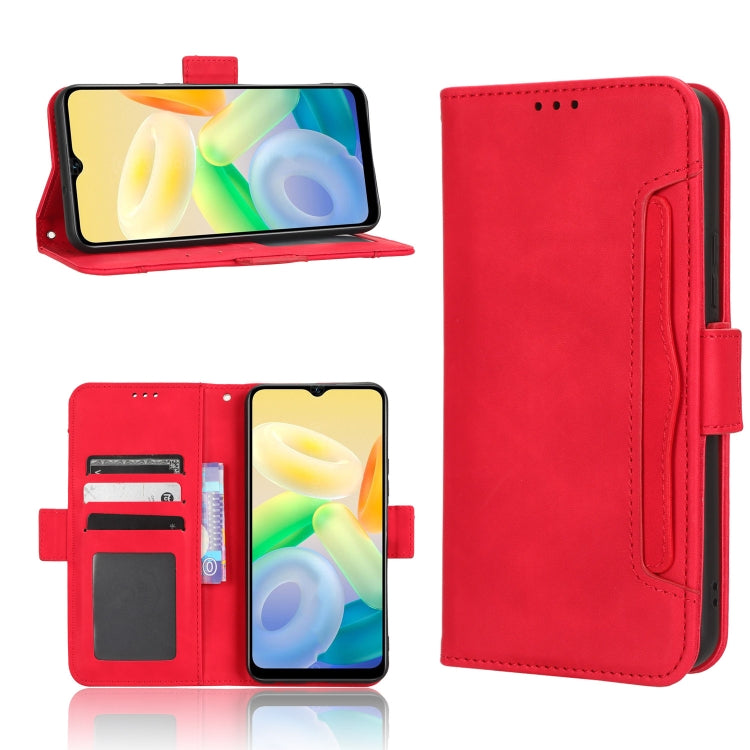Custodia per telefono in pelle con slot per schede di consistenza al polpaccio, For vivo S17 5G / S17 Pro, For vivo S17e, For vivo Y78 Plus, For vivo Y16 / iQOO Z7i