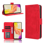 Custodia per telefono in pelle con slot per schede di consistenza al polpaccio, For vivo Y17s 4G, For vivo V29e 5G, For vivo Y27 / Y36 5G / 4G, For vivo Y35+ 5G