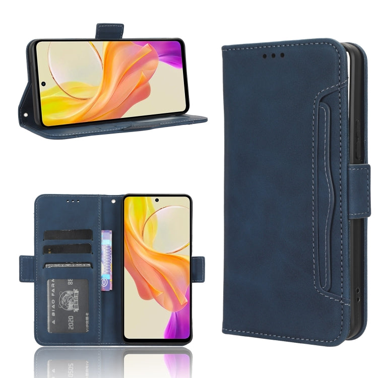 Custodia per telefono in pelle con slot per schede di consistenza al polpaccio, For vivo Y17s 4G, For vivo V29e 5G, For vivo Y27 / Y36 5G / 4G, For vivo Y35+ 5G