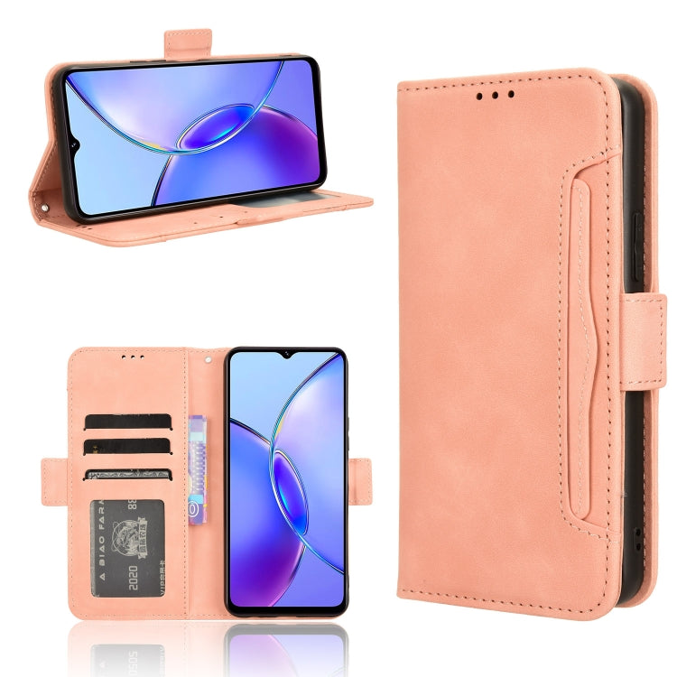 Custodia per telefono in pelle con slot per schede di consistenza al polpaccio, For vivo Y17s 4G, For vivo V29e 5G, For vivo Y27 / Y36 5G / 4G, For vivo Y35+ 5G
