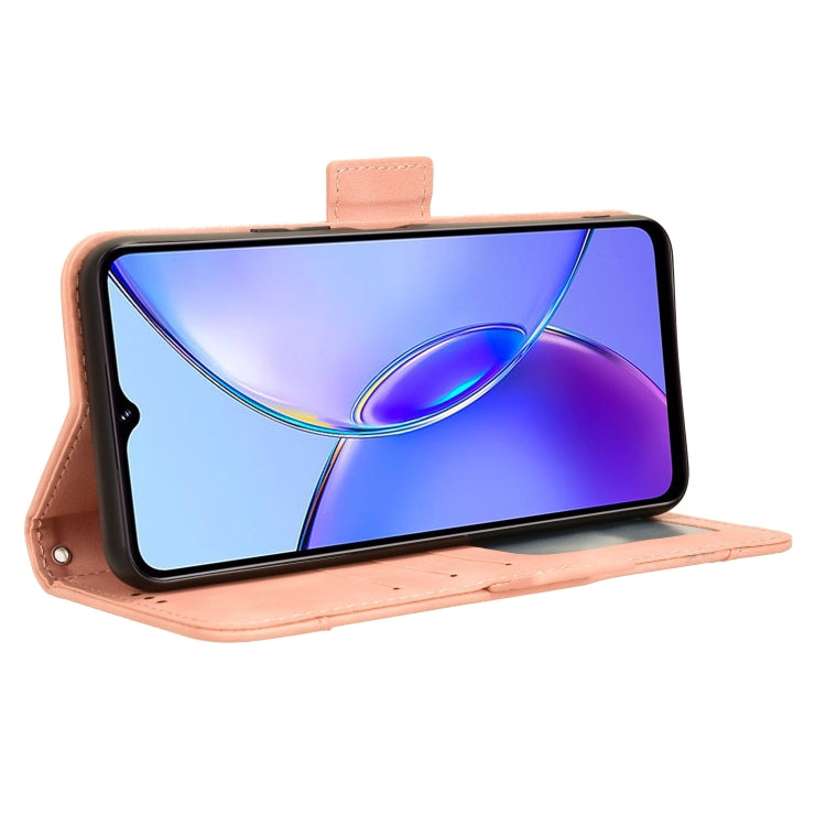 Custodia per telefono in pelle con slot per schede di consistenza al polpaccio, For vivo Y17s 4G, For vivo V29e 5G, For vivo Y27 / Y36 5G / 4G, For vivo Y35+ 5G