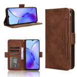 Custodia per telefono in pelle con slot per schede di consistenza al polpaccio, For vivo Y17s 4G, For vivo V29e 5G, For vivo Y27 / Y36 5G / 4G, For vivo Y35+ 5G