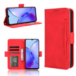 Custodia per telefono in pelle con slot per schede di consistenza al polpaccio, For vivo Y100 5G, For vivo Y33T 2023, For vivo Y33T / Y33s / Y21 / Y21s