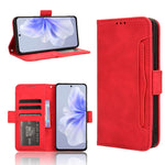 Custodia per telefono in pelle con slot per schede di consistenza al polpaccio, For vivo S18e 5G, For vivo X100 Pro 5G, For vivo X100 5G, For vivo V29E / Y200 5G