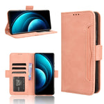 Custodia per telefono in pelle con slot per schede di consistenza al polpaccio, For vivo S18e 5G, For vivo X100 Pro 5G, For vivo X100 5G, For vivo V29E / Y200 5G