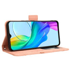 Custodia per telefono in pelle con slot per schede di consistenza al polpaccio, For vivo Y03 4G, For vivo Y200e 5G / Y100 5G IND, For vivo S18 5G / S18 Pro 5G, For vivo V30 5G / V30 Pro 5G