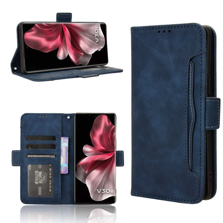 Custodia per telefono in pelle con slot per schede di consistenza al polpaccio, For vivo T3 Pro 5G / iQOO Z9S Pro 5G, For vivo V30e 5G / V40 Lite 5G, For vivo Y58 5G, For vivo S19 Pro 5G / V40 5G