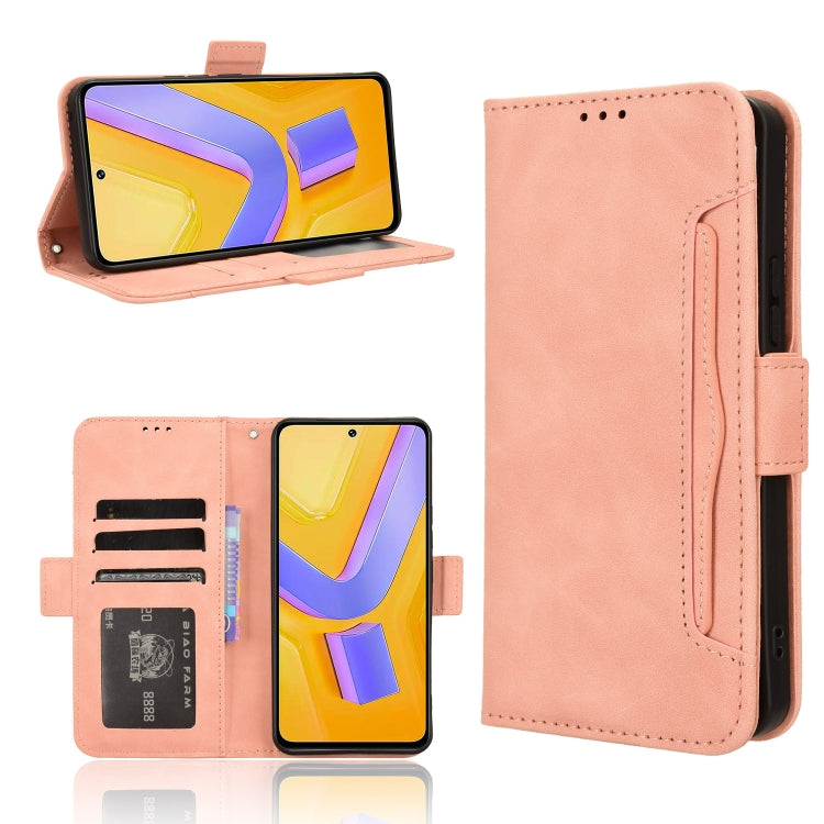 Custodia per telefono in pelle con slot per schede di consistenza al polpaccio, For vivo Y03 4G, For vivo Y200e 5G / Y100 5G IND, For vivo S18 5G / S18 Pro 5G, For vivo V30 5G / V30 Pro 5G
