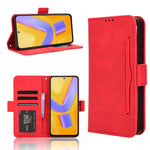Custodia per telefono in pelle con slot per schede di consistenza al polpaccio, For vivo Y03 4G, For vivo Y200e 5G / Y100 5G IND, For vivo S18 5G / S18 Pro 5G, For vivo V30 5G / V30 Pro 5G