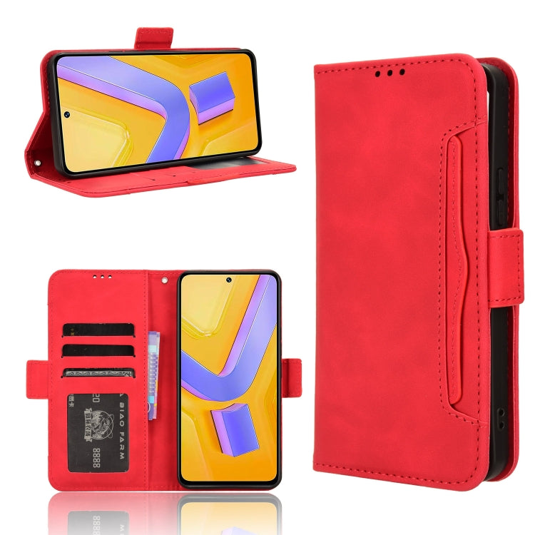 Custodia per telefono in pelle con slot per schede di consistenza al polpaccio, For vivo Y03 4G, For vivo Y200e 5G / Y100 5G IND, For vivo S18 5G / S18 Pro 5G, For vivo V30 5G / V30 Pro 5G