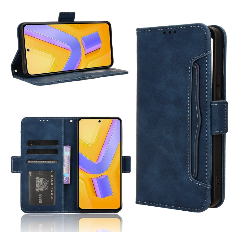 Custodia per telefono in pelle con slot per schede di consistenza al polpaccio, For vivo Y03 4G, For vivo Y200e 5G / Y100 5G IND, For vivo S18 5G / S18 Pro 5G, For vivo V30 5G / V30 Pro 5G