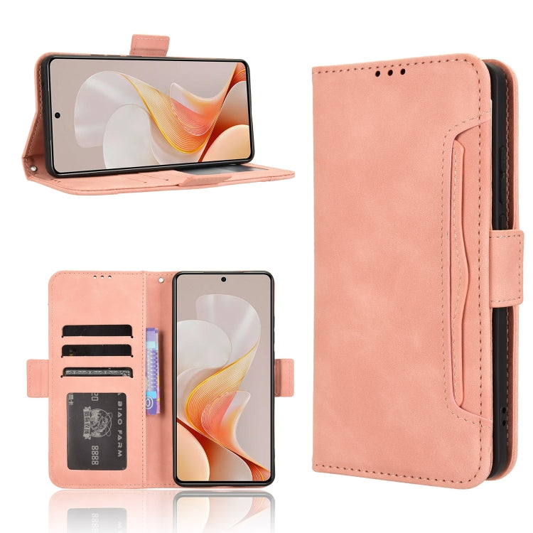 Custodia per telefono in pelle con slot per schede di consistenza al polpaccio, For vivo S19 5G, For vivo Y28 4G, For vivo X100 Ultra 5G, For vivo Y38 5G / Y200i 5G
