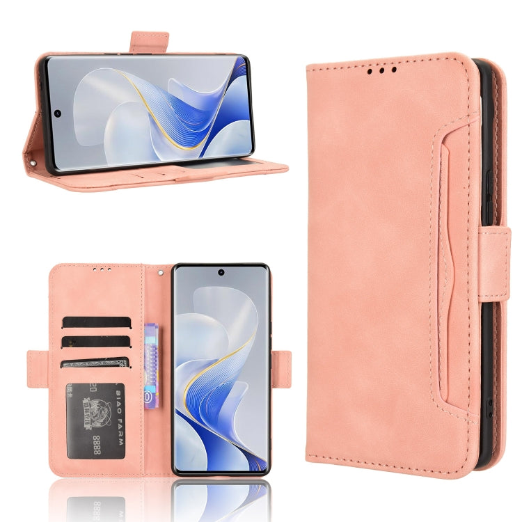 Custodia per telefono in pelle con slot per schede di consistenza al polpaccio, For vivo T3 Pro 5G / iQOO Z9S Pro 5G, For vivo V30e 5G / V40 Lite 5G, For vivo Y58 5G, For vivo S19 Pro 5G / V40 5G