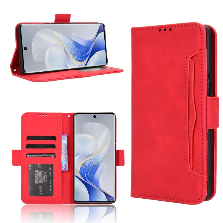 Custodia per telefono in pelle con slot per schede di consistenza al polpaccio, For vivo T3 Pro 5G / iQOO Z9S Pro 5G, For vivo V30e 5G / V40 Lite 5G, For vivo Y58 5G, For vivo S19 Pro 5G / V40 5G