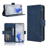 Custodia per telefono in pelle con slot per schede di consistenza al polpaccio, For vivo T3 Pro 5G / iQOO Z9S Pro 5G, For vivo V30e 5G / V40 Lite 5G, For vivo Y58 5G, For vivo S19 Pro 5G / V40 5G