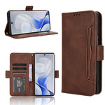 Custodia per telefono in pelle con slot per schede di consistenza al polpaccio, For vivo T3 Pro 5G / iQOO Z9S Pro 5G, For vivo V30e 5G / V40 Lite 5G, For vivo Y58 5G, For vivo S19 Pro 5G / V40 5G