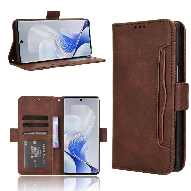 Custodia per telefono in pelle con slot per schede di consistenza al polpaccio, For vivo T3 Pro 5G / iQOO Z9S Pro 5G, For vivo V30e 5G / V40 Lite 5G, For vivo Y58 5G, For vivo S19 Pro 5G / V40 5G