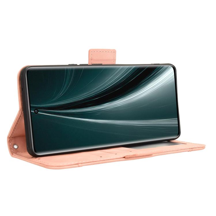 Custodia per telefono in pelle con slot per schede di consistenza al polpaccio, For vivo T3 Pro 5G / iQOO Z9S Pro 5G, For vivo V30e 5G / V40 Lite 5G, For vivo Y58 5G, For vivo S19 Pro 5G / V40 5G