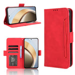 Custodia per telefono in pelle con slot per schede di consistenza al polpaccio, For vivo X200 Pro mini 5G, For vivo X200 Pro 5G, For vivo V40 Lite 4G / 5G IDN, For vivo V40e 5G / iQOO Z9S 5G