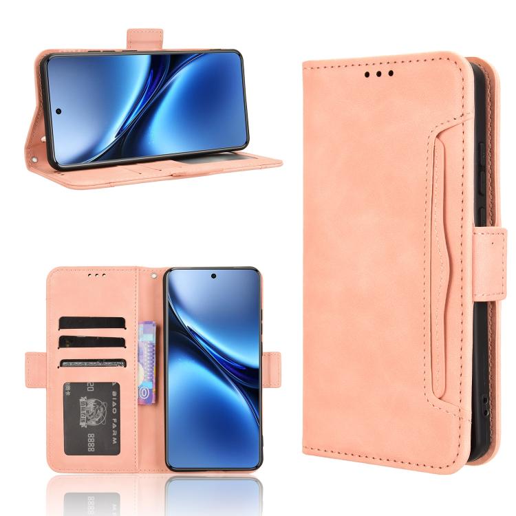 Custodia per telefono in pelle con slot per schede di consistenza al polpaccio, For vivo X200 Pro mini 5G, For vivo X200 Pro 5G, For vivo V40 Lite 4G / 5G IDN, For vivo V40e 5G / iQOO Z9S 5G