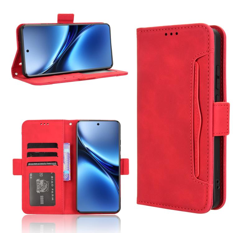 Custodia per telefono in pelle con slot per schede di consistenza al polpaccio, For vivo X200 Pro mini 5G, For vivo X200 Pro 5G, For vivo V40 Lite 4G / 5G IDN, For vivo V40e 5G / iQOO Z9S 5G